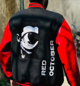 Chaqueta Letterman de calidad superior, chaqueta de béisbol bordada de chenilla personalizada, chaqueta universitaria, venta al por mayor - Product Image 3