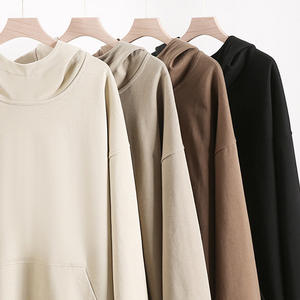 Sudadera con Capucha de Cuello Alto para Parejas, Fabricada en Fábrica, Sudadera Holgada Unisex para Hombre y Mujer - Product Image 4