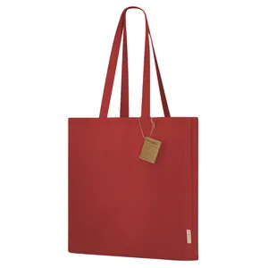 Borsa Tote in Cotone Riciclato Lovarin, Gadget Sostenibile, Articolo Promozionale Ecologico - Product Image 3