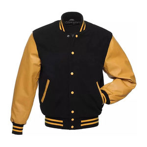 Chaqueta Universitaria con Capucha de Invierno Vintage Personalizada, Mezcla de Lona/Poliéster/Algodón, Logotipo Bordado Personalizado en la Parte Delantera para Uniformes de Equipo - Product Image 3