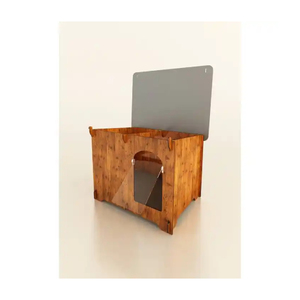 Caseta para perros resistente externa laminada HPL de alta calidad hecha en Italia - Product Image 1