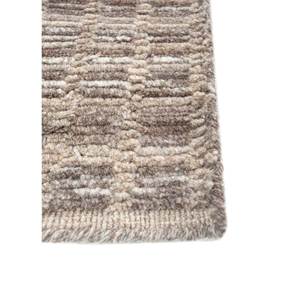 Contour Grey & Black Striped Wool <b>Rugs</b> Handmade Hwl-151 Jaipur ZA <b>Rugs</b> for Home Hallway Bedroom/<b>Bedside</b> Rectangle Shape - Product Image 4