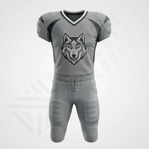 Uniforme de Fútbol Americano 7v7 de la Mejor Calidad, Talla Grande, 100% Poliéster, Material Duradero, Ropa Deportiva de Alto Rendimiento para Entrenamiento - Product Image 1