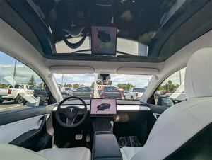 2022 Tesla รุ่น Y ประสิทธิภาพการทำงาน AWD ใช้ไฟฟ้าซีดานยาง R20กระปุกเกียร์อัตโนมัติไฟพวงมาลัยซ้ายหนังสีดำด้านในเป็น ACC - Product Image 4