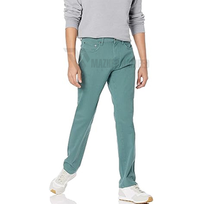 Pantalon en denim personnalisé en gros Jeans décontractés de haute qualité Jeans de couleur unie pour hommes au meilleur prix - Product Image 5