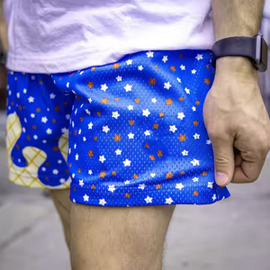 Pantalones cortos de malla para hombre Baloncesto Correr Deportes Poliéster Pantalones cortos de sublimación transpirables para uso activo - Product Image 5