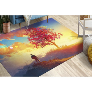 Tapis imprimé tendance - Design moderne pour la maison et le bureau, tapis fin non tissé - Product Image 5