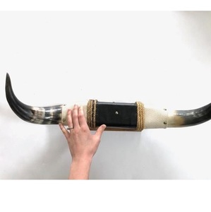 Decoración Rústica para el Hogar, Hecha a Mano con Cuerno de Buey, Ecológica, para Colgar en la Pared - Product Image 1