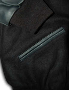 Vestes High Street en cuir teinté uni pour hommes - Product Image 6