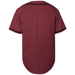 เสื้อเบสบอลทีมออกแบบได้ตามต้องการเสื้อมีกระดุมสำหรับทุกเพศเสื้อ100% โพลีเอสเตอร์ป้องกันแบคทีเรียระบายอากาศตาข่ายแขนสั้นชุดกีฬาสำหรับนักกีฬา - Product Image 2