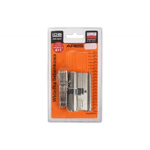 Cylindre de porte LOB ARES WA54 30/35 Nickel (BLISTER PACKAGE) - Product Image 1