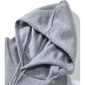 Sweats à capuche en molleton avec logo personnalisé, 100% coton, uni, teint en pièce, poche, lourd, 380g, épaules tombantes, décontracté, hiver, séchage rapide, respirant pour - Product Image 4