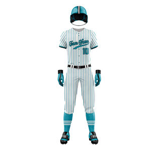 Nouvelle arrivée du meilleur fournisseur, uniforme de baseball confortable en tissu écologique, vêtements d'équipe pour adultes avec option de taille supérieure, style bouton - Product Image 2