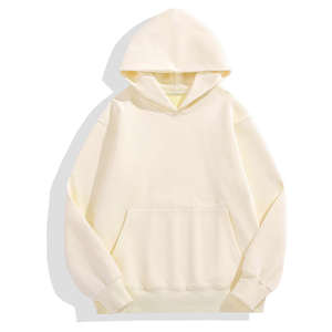 Sudaderas con capucha con logotipo personalizado Diseño OEM Sudadera con capucha de lana en blanco de gran tamaño Venta al por mayor Sudaderas con capucha bordadas para hombre - Product Image 1