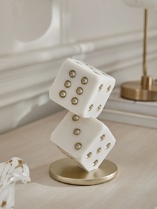 Pièce maîtresse de table décorative artistique rose dorée pour la décoration de la maison sur le thème de l'amour - Product Image 2