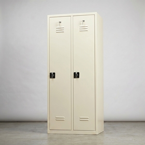Casier double porte en acier ARSU 2026 avec serrure à clé, ventilé, thermolaqué, démontable, à poser au sol/mur pour écoles et gymnases - Product Image 5