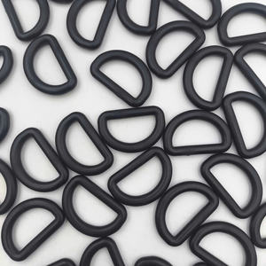 หัวเข็มขัดพลาสติก ABS รูปตัว D ขนาด25.5มม. สีดำใช้สำหรับกระเป๋าเข็มขัดนิรภัยสำหรับเสื้อผ้าอุปกรณ์เสริมการเดินทางผลิตภัณฑ์แบบเรียบง่าย - Product Image 1