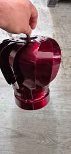 Cheminée rotative Dorello avec verre céramique et acier inoxydable, design moderne pour foyer, poêle à bois - Product Image 3