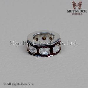 Rose Cut 5x12 MM Rueda Espaciador Rondelle Finding - Product Image 2