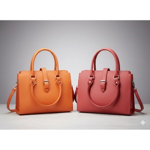 Sac fourre-tout en cuir pleine fleur pour femmes - Sac à main en cuir de vache véritable imperméable avec fermeture éclair YKK - Product Image 5