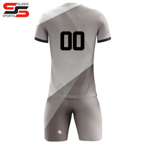 ชุดฟุตบอลแบบกำหนดเอง ชุดแข่งฟุตบอล แห้งเร็ว ระบายอากาศได้ดี ชุดยูนิฟอร์มฤดูร้อน พิมพ์ลายดิจิทัล สีตามสั่ง โพลีเอสเตอร์ 100% - Product Image 2