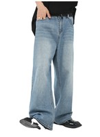 Jean droit grande taille pour homme Maxout Sports – Taille mi-haute, confortable, anti-plis, respirant et léger pour le sport et le quotidien