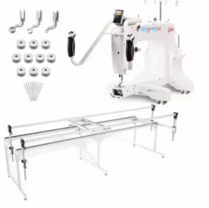 Máquina de Coser Automática Portátil Grace GRAC15MQFBUNDLE Q'nique de 15m con Una Sola Aguja y Puntada de Cubierta, Ecológica - Product Image 1