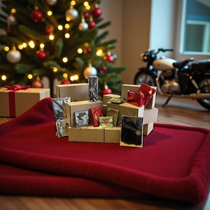 Premium 24 Surprises Version Motorcycle <b>Advent</b> <b>Calendar</b> Tool Kit Includes Tyre Inflator & Battery Maintainer - Product Image 3