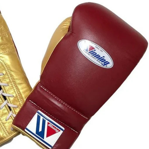 Gants de boxe à lacets Winning, cuir véritable brun doré, gants de boxe professionnels pour la salle de sport, entraînement de combat, 8oz 10oz 12oz 14oz 16oz - Product Image 6