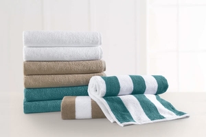 Venta al por mayor de calidad asegurada transpirable de secado rápido Jacquard Toallas de playa de algodón ecológico para todas las estaciones fabricado en la India Avior - Product Image 3