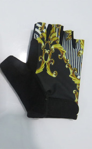 Unisex Custom Half-Finger Leather Fitness Gloves Home Use Sports Cycle Gloves - Product Image 4