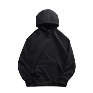 Clothes Factory 350gsm Hoodie Custom Heavyweight Cotton <b>Grey</b> Blank Fleece Pullover Oversized <b>Plain</b> Solid Men's <b>Hoodies</b> - Product Image 3