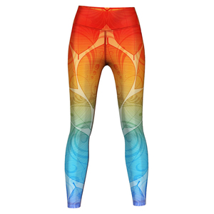 กางเกงโยคะเอวสูงระบายอากาศได้ดีเลกกิ้งออกกำลังกายรัดกล้ามเนื้อ - Product Image 5
