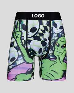 Calzoncillos Bóxer de Algodón 100% para Hombre, Estilo Mayorista 2026, Cintura Elástica, Shorts con Estampado por Sublimación - Product Image 6