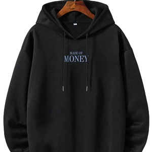 Trending 100% Cotton Pullover Sudadera con capucha estampada para hombre Sudadera de lana cómoda con logotipo personalizado Temporada de invierno Cuello con capucha - Product Image 1