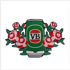 Parches personalizados de moda bordados al por mayor parches de insignia bordada parches de respaldo de gancho y bucle con alta calidad - Product Image 2