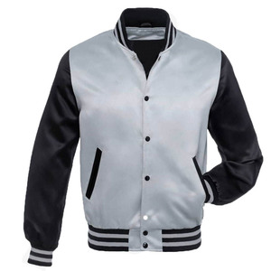 เสื้อแจ็กเก็ตเบสบอล,ทำจากผ้าซาตินโพลีเอสเตอร์ - Product Image 1