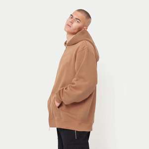 Sweat à capuche d'hiver 100% coton pour homme | Sweat à capuche coupe parfaite à motif solide - Product Image 5