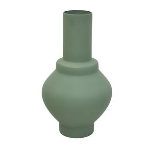 Modern Coastal Design <b>Small</b> Iron Metal Flower <b>Vase</b> Tabletop Decorative Piece for Weddings Home IHA Brand Model IHA24017 - Product Image 1