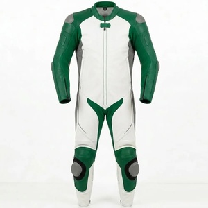 Custom Made <b>Real</b> Cowhide Leather Motorbike Racing Suits Handmade Original Leather Motorcycle Suits For Unisex - Product Image 1
