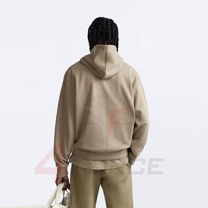 Sudadera Corta Cuadrada de Diseño Urbano para Hombre, 500 GSM, Felpa de Algodón, Ropa Casual de Calle, Corte Holgado, Sudadera Corta, OEM, Marca Privada - Product Image 2