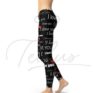 Leggings de yoga pour femmes de qualité supérieure 2026, haute élasticité, imprimé par transfert thermique, design Saint-Valentin, respirant, séchage rapide - Product Image 6
