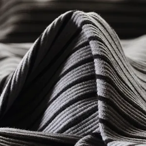 Premium deadstock grey and black cotton fabric for sale by the meter from sustainable Italian retailer