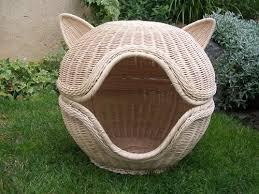 Cama de mimbre artesanal de alta calidad para mascotas, casa de mimbre para gatos, suministro directo de fábrica al por mayor sostenible y elegante - Product Image 4