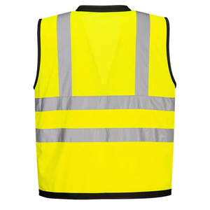 ZOHSUB <b>POWER</b> INDUSTRY Work Construction Worker Safety ANSI Class 2 Reflective <b>Mesh</b> Vest Customizable Outdoor Waterproof LED - Product Image 2