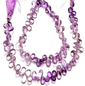 ลูกปัดอเมทิสต์บราซิลแบบหลวมคุณภาพดีพลอยธรรมชาติสีม่วงอ่อนลูกแพร์เรียบสำหรับใช้เป็นเครื่องประดับ - Product Image 4