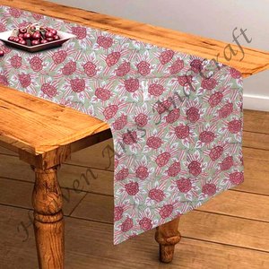 ผ้าปูโต๊ะผ้าฝ้ายแท้100% สำหรับงานแต่งงานงานปาร์ตี้ตกแต่งบ้าน - Product Image 5