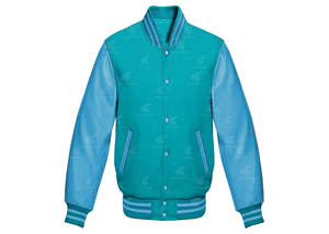 Veste d'hiver pour homme en cuir de qualité supérieure, 100% laine véritable, coupe-vent, col montant, design universitaire, style urbain - Product Image 3