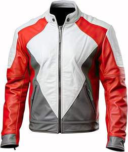 Blouson de moto unisexe en cuir de haute qualité coupe-vent 2026 – Options personnalisées toutes saisons pour motard - Product Image 5