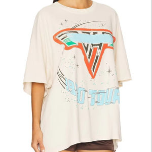 Vente en gros Nouveauté 2025 T-shirts graphiques oversize pour femmes Haute qualité 100% coton Imprimés à l'écran Prix de vente promotionnel - Product Image 2